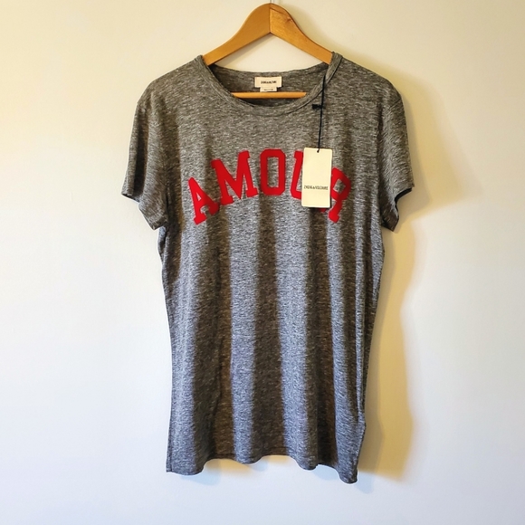 Zadig & Zoltaire Walk Flock Amour 150th Anniversary Tee - Large NWT - Picture 4 of 8